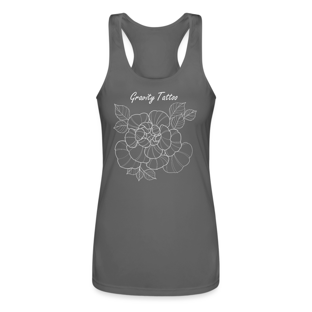 Women’s Performance Racerback Tank Top - charcoal