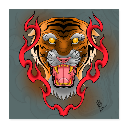 Poster 16x16 - white