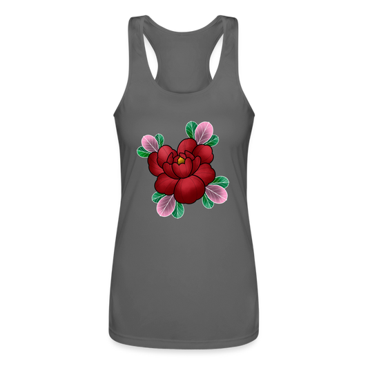 Women’s Performance Racerback Tank Top - charcoal